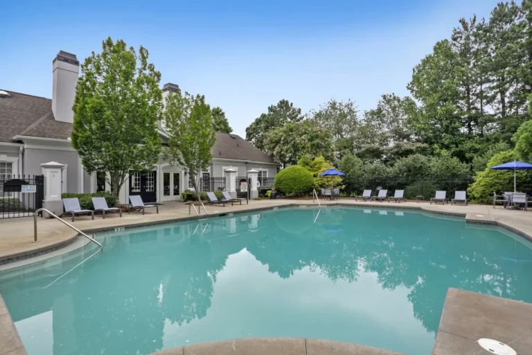 Luxury pool and sundeck